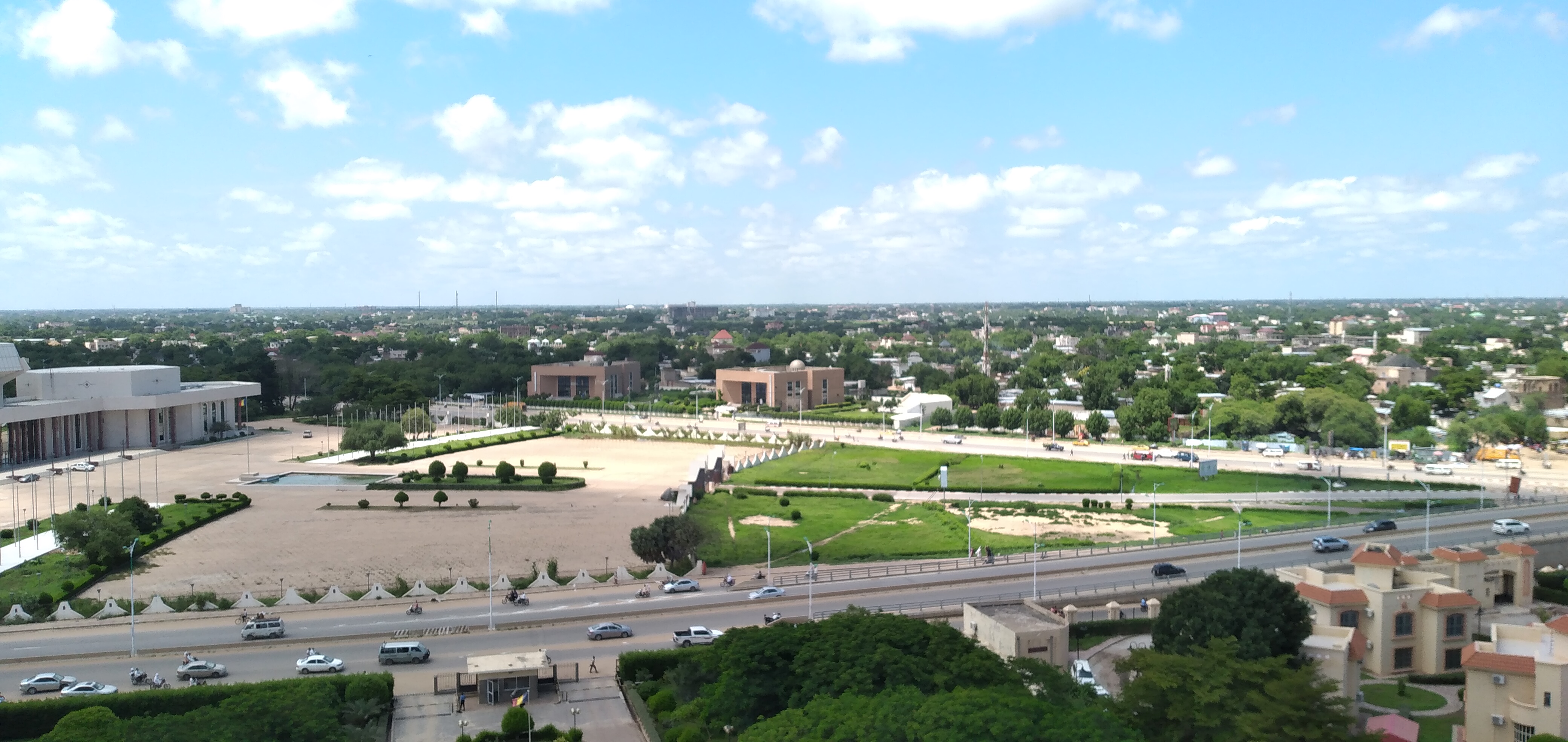 Une vue de la ville de N'Djamena. © Ben Kadabio/Alwihda Info