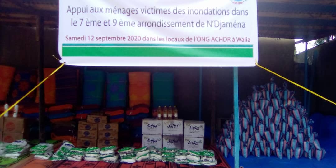 Tchad : l'ONG ACHDR apporte son appui aux sinistrés de N'Djamena