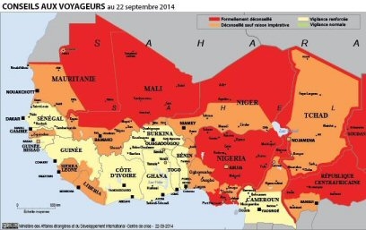 TCHAD/Terrorisme : De sources concordantes, le Tchad placé en zone orange par la France.