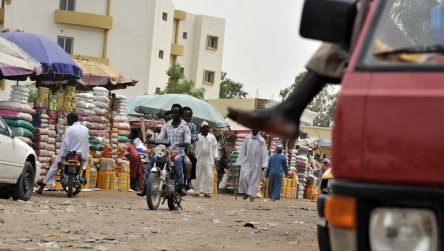 Sur le marché de N'Djamena. Crédit photo : ISSOUF SANOGO/EUROPEAN-COMMISSION/AFP