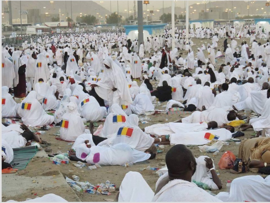 Des pélerins tchadiens en Arabie Saoudite. Crédits : sources