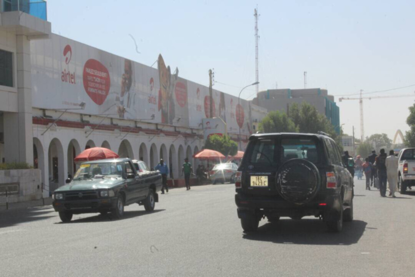 L'avenue Charles de Gaulle ce lundi 22 janvier à N'Djamena. Alwihda Info/D.W.