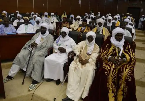 Des chefs traditionnels réunis à N’Djamena pour une conférence.