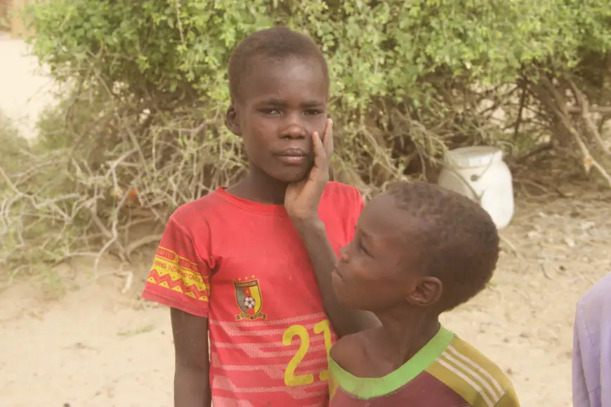 Des enfants d'ex-combattants de Boko Haram. © CEDPE