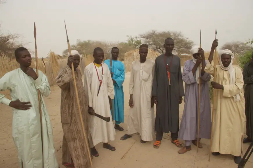 Des membres d'un comité de vigilance au Lac Tchad. © CEDPE