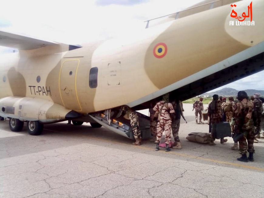 Tchad : un contingent de l'armée est arrivé à Abéché. © Alwihda Info