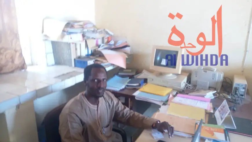 Le chef du secteur d'élevage du département de Ouara et président de la commission de gestion de l'abattoir d'Abéché, Abderamane Ahmat Wardougou. © Alwihda Info