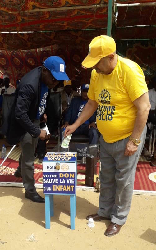 Lutte contre la poliomyélite : Rotary international engagé aux côtés du Tchad. © Alwihda Info