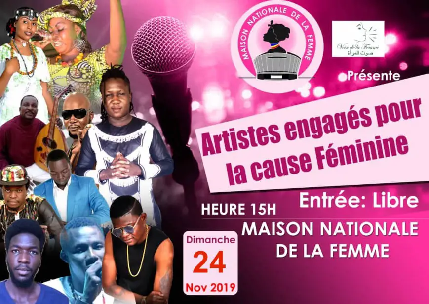 Tchad : un concert gratuit ce dimanche à la Maison de la femme