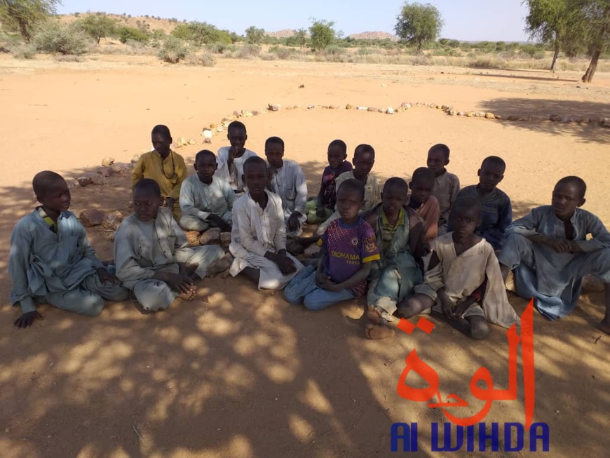 Tchad : libération d'enfants enchainés dans un centre d'apprentissage religieux. © Alwihda Info