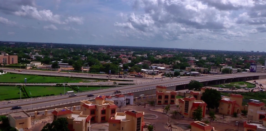 Vue de la ville de N'Djamena. Illustration. © DR