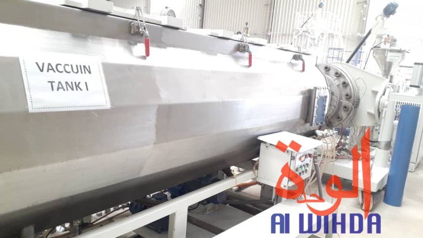 Le Made in Tchad s'impose avec l'usine de fabrication de tuyaux de Farcha. © Alwihda Info