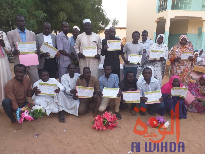 Tchad : une vingtaine de personnes formées en informatique à Goz Beida. © Alwihda Info/Mahamat Issa Gadaya