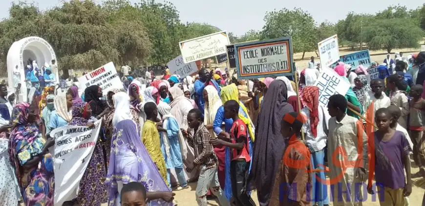 Tchad : une marche à Ati pour dénoncer les violences du genre. © Hassan Djidda Hassan/Alwihda Info