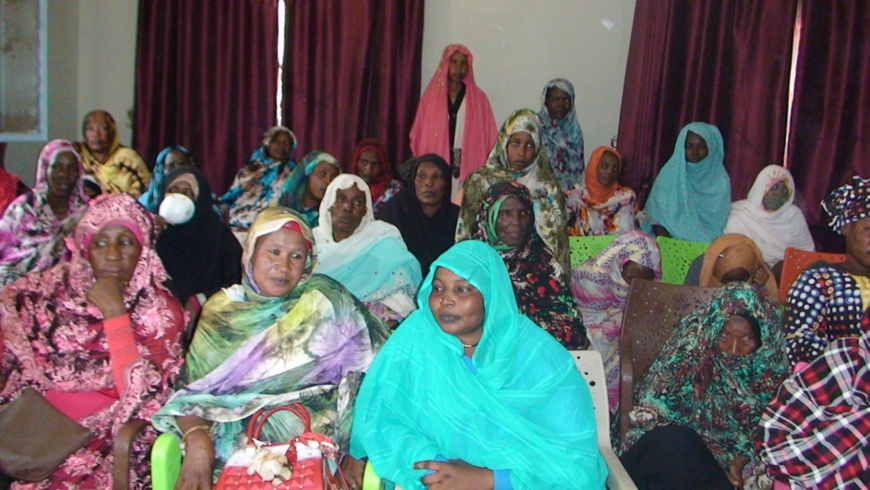 Tchad : des pagnes du 8 mars offerts aux femmes du Hadjer-Lamis. © Mbainaissem Gédéon/Alwihda Info