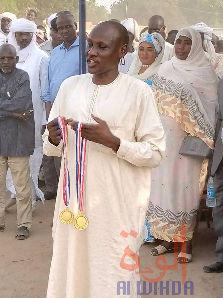 Tchad : à Ati, hommes et femmes s'affrontent dans un match de foot. © Hassan Djidda Hassan