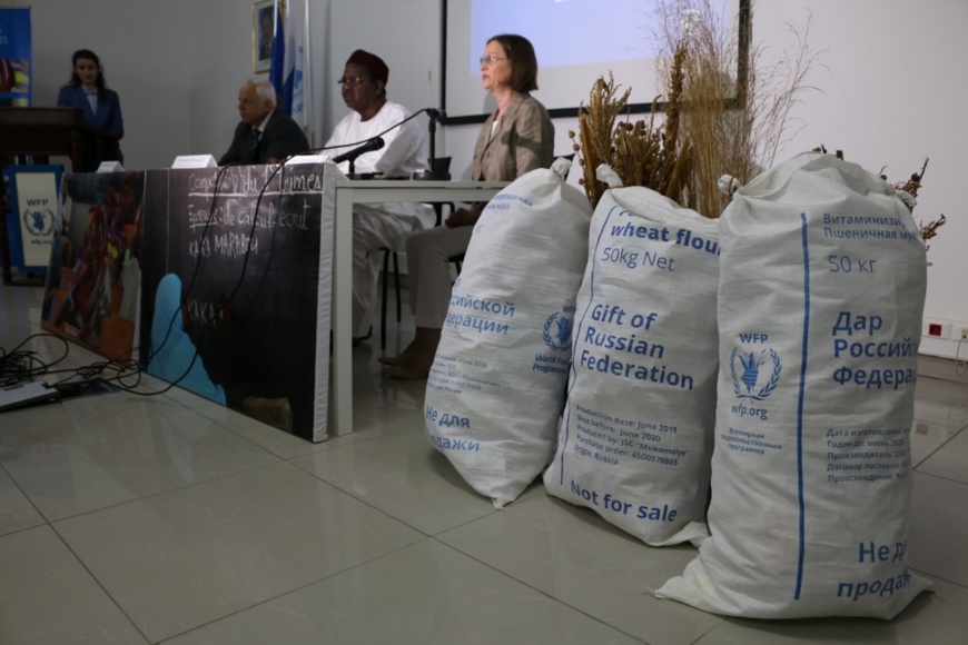 Tchad : la Russie offre une généreuse contribution au PAM pour appuyer une alimentation scolaire durable. © WFP/Maria Gallar