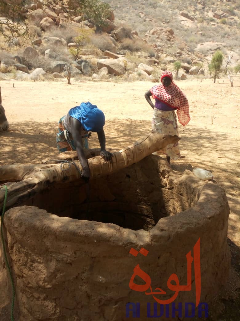 Un puit au village Oudoulti, dans le canton Migami, département du Guéra. © Saleh Rahma/Alwihda Info