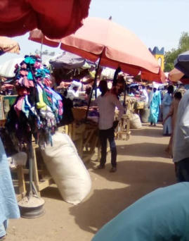 Le grand marché de N'Djamena, Tchad. © Mahamat Abdramane/Alwihda Info