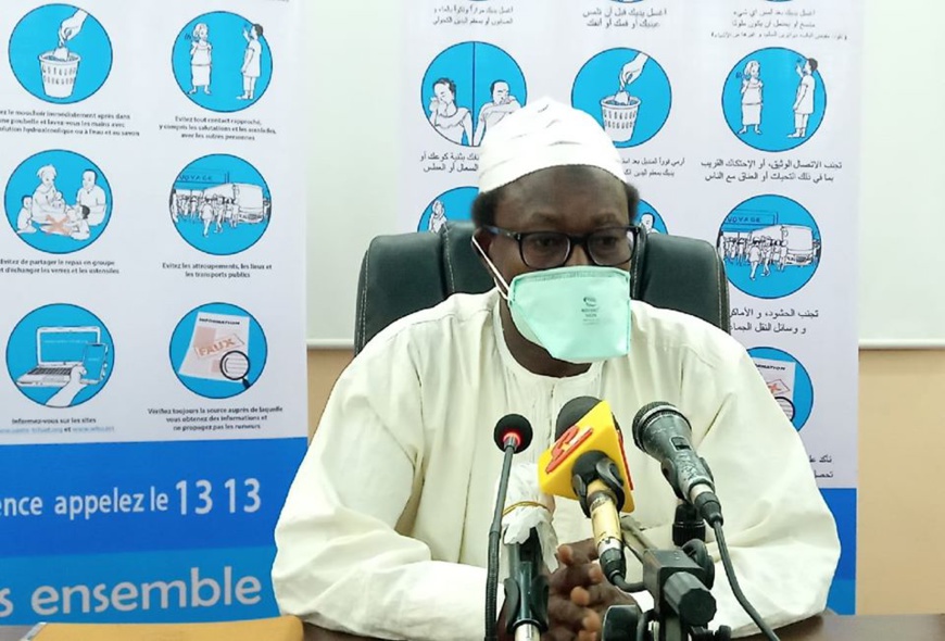 Tchad : Dr. Chérif Baharadine, désormais porte-parole officiel du Gouvernement sur le Covid-19. © Dr/msp