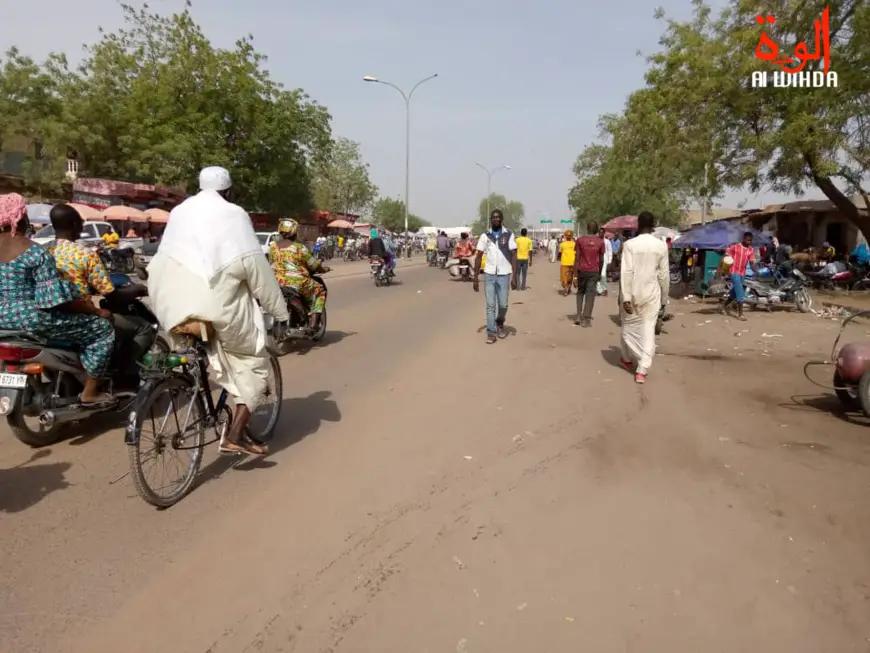 Une rue à N'Djamena. © Kelvin Mendig-lembaye Djetoyo/Alwihda Info