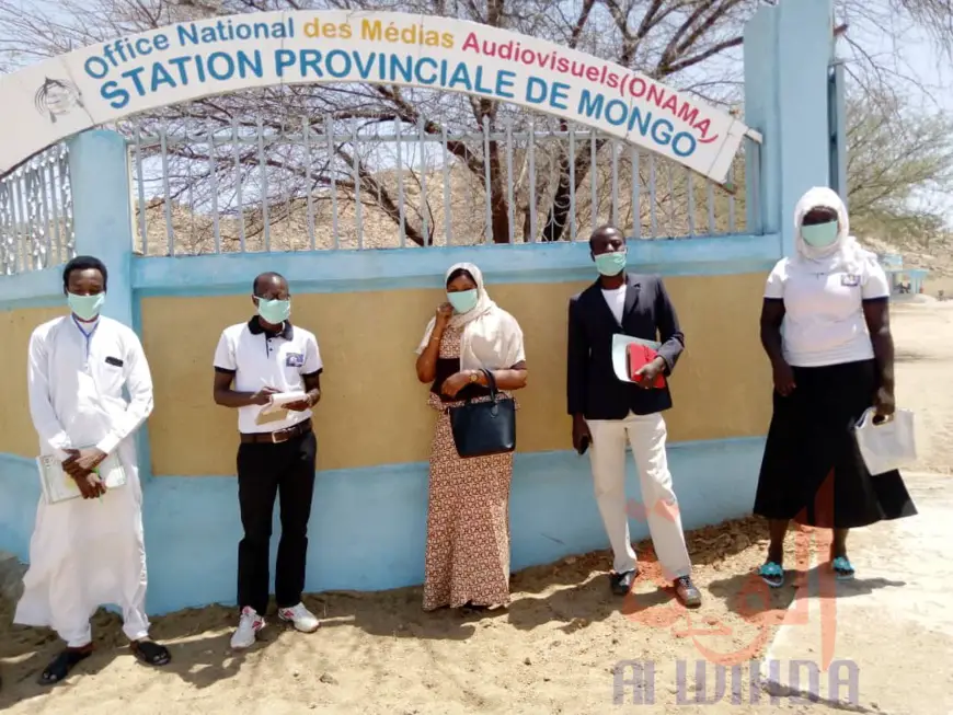 Tchad - Covid-19 : à Mongo, les jeunes ne lâchent pas prise sur la sensibilisation. © Béchir Badjoury/Alwihda Info