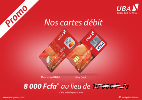 Covid-19 : UBA encourage la distanciation sociale, baisse le prix de la carte visa débit et la Mastercard