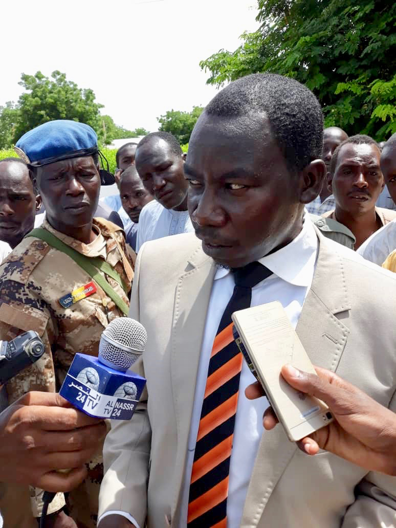 Le procureur de la République près le Tribunal de grande instance de N'Djamena, Youssouf Tom. © D.W./Alwihda Info