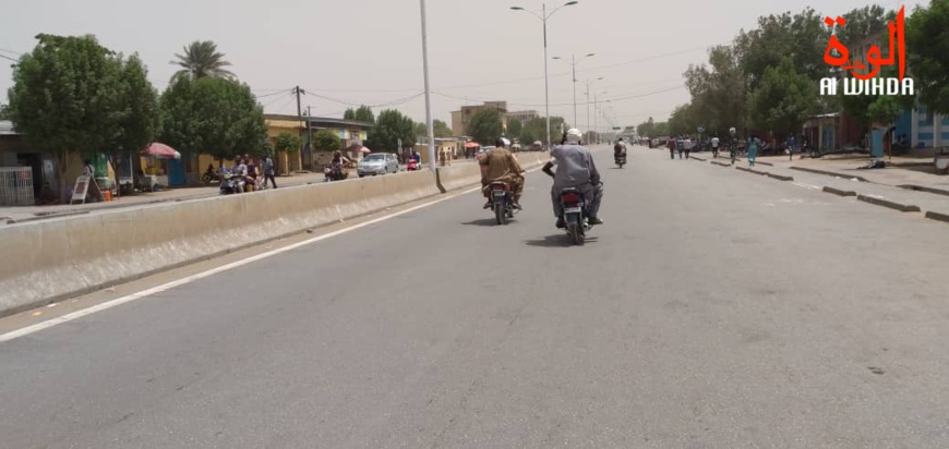 Une avenue de N'Djamena au Tchad. © Djibrine Haïdar/Alwihda Info