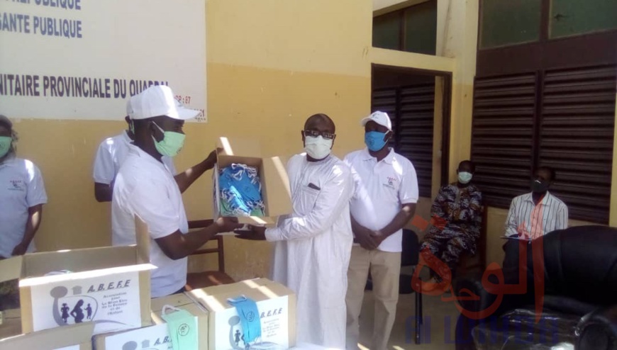 Tchad : à Abéché, des masques et lotions hydroalcooliques offerts au personnel de santé