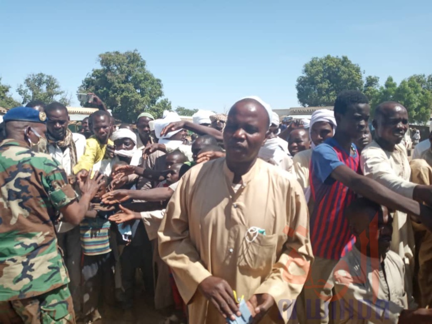 Tchad - Covid-19 : Abdelkerim Ahmadaye Bakhit vient en aide à la province de Sila. © Mahamat Issa Gadaya/Alwihda Info