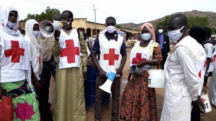 Tchad : au marché de Mongo, une grande sensibilisation de la Croix Rouge. © Béchir Badjoury/Alwihda Info