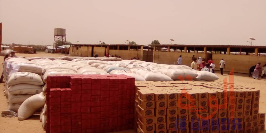 Tchad : au camp de Gaoui, des kits alimentaires et d'hygiène offerts pour 400 foyers