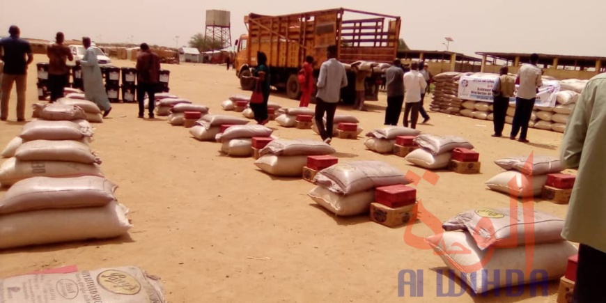 Tchad : au camp de Gaoui, des kits alimentaires et d'hygiène offerts pour 400 foyers