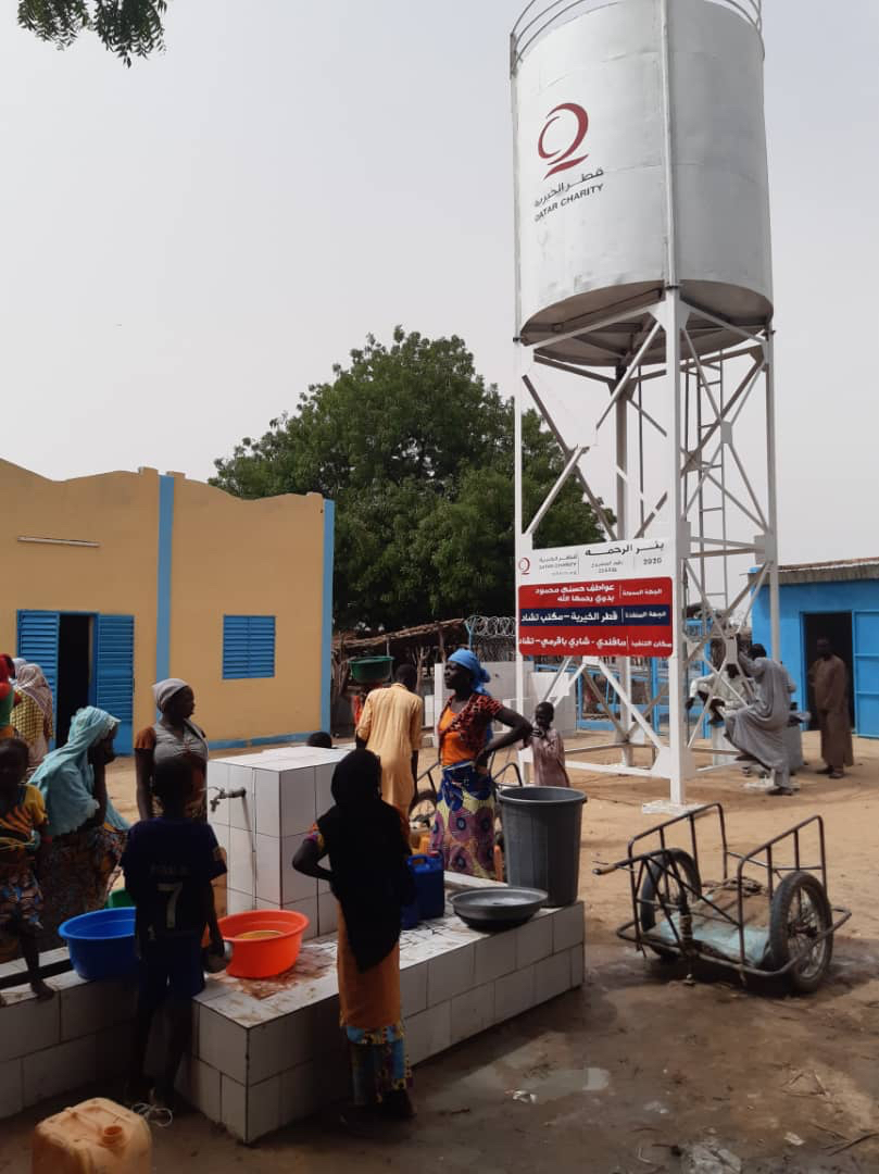 Tchad : un château d’eau inauguré à Mafande pour répondre aux besoins. © Mariam Tchou Allatchi/Alwihda Info