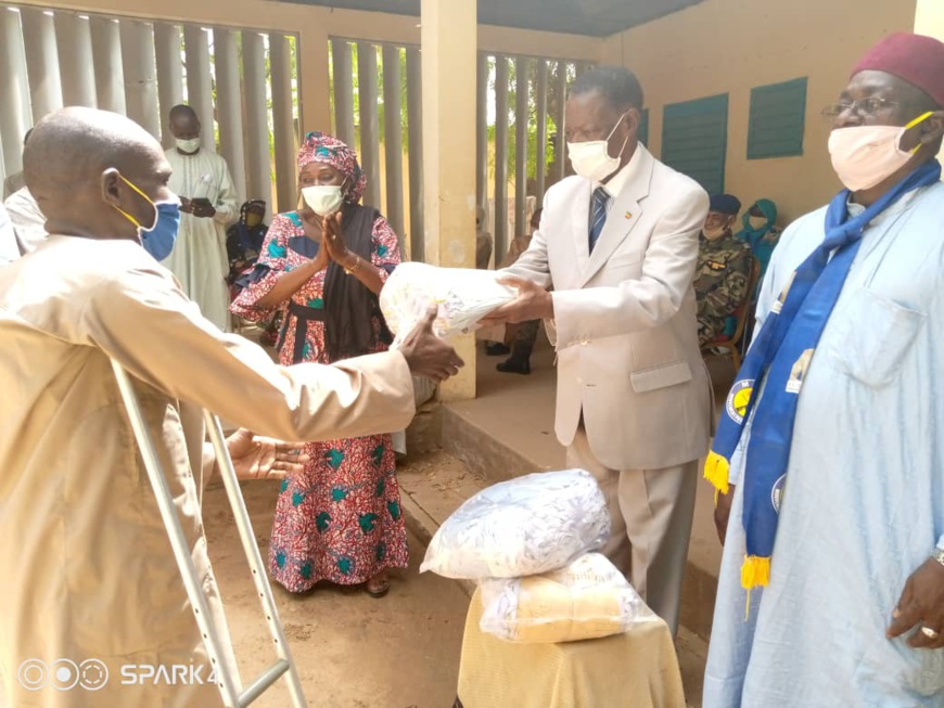 Tchad - Covid-19 : les personnes handicapées assistées à Mongo. © Béchir Badjoury/Alwihda Info