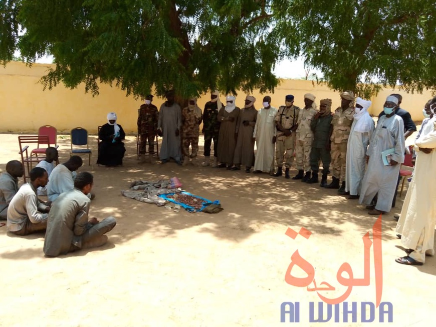 Tchad : des cartouches d'armes saisies près de la frontière avec le Soudan. © Mahamat Issa Gadaya/Alwihda Info