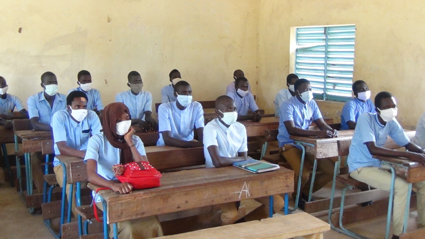 Tchad : à Mangalmé, la délégation de l'éducation inspecte la reprise effective des cours. © Abdoussamat Mahamat Djouma/Alwihda Info