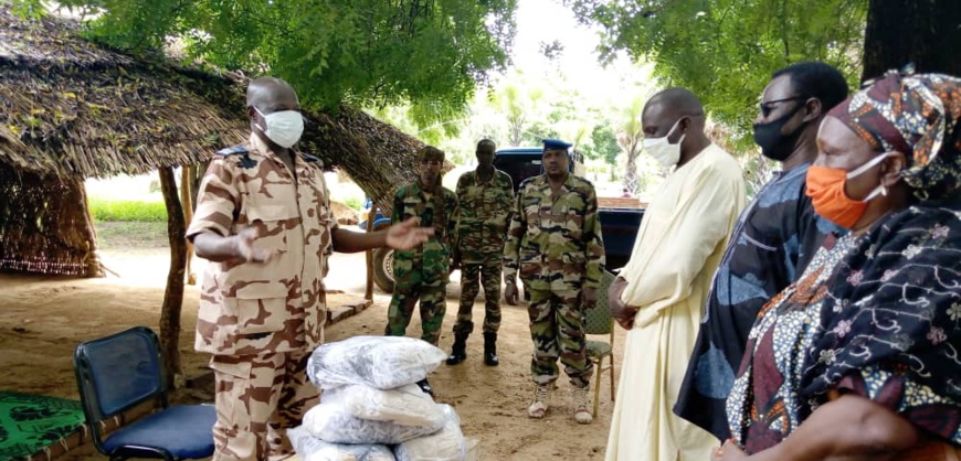 Tchad-Covid 19 : Au Tandjilé 500 cache-nez remis aux forces de l’ordre et de sécurité : ©️ Eric Guédji/Alwihda Info