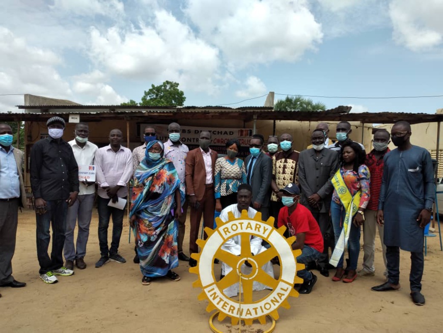 Tchad : à N'Djamena, le Rotary club au devant de la lutte contre le coronavirus. © Aristide Djimalde/Alwihda Info