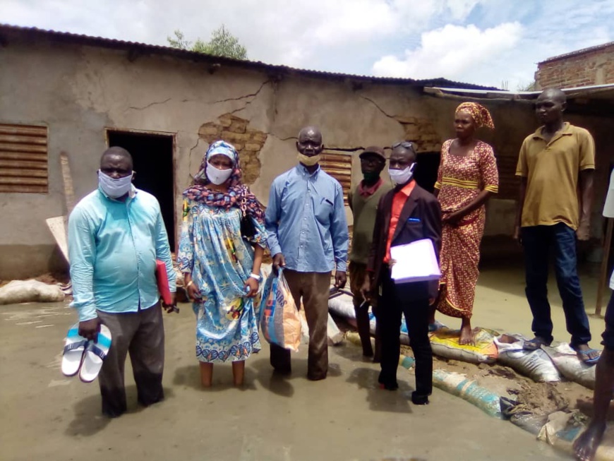 Tchad : Ndjelar Koumadji Mariam se mobilise en faveur des sinistrés des inondations