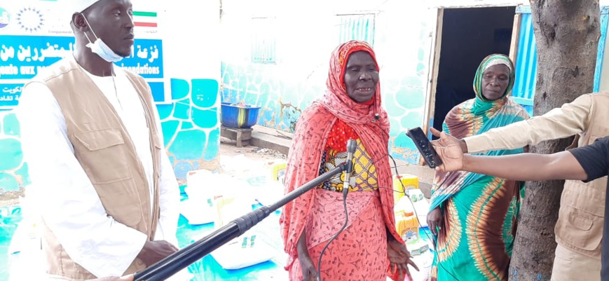 Tchad : les bonnes volontés se mobilisent à N'Djamena pour aider les sinistrés d'inondations. © Abakar Chérif/Alwihda Info