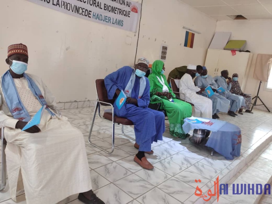 Tchad : le parti RDP appelle la population du Hadjer Lamis à s'inscrire sur le fichier électoral. © Mbainaissem Gédéon Mbeïbadoum/Alwihda Info