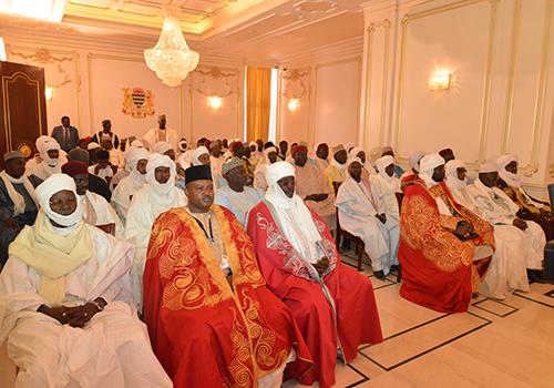 Des chefs traditionnels réunis à la Présidence du Tchad lors d'une concertation. Illustration © PR