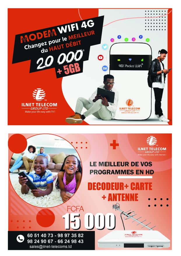 Tchad : ILNET TELECOM annonce des promotions de fin d’année sur ses offres