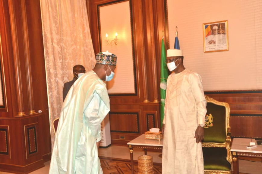 Tchad : le gouverneur nigérian de l’Etat de Borno reçu à la Présidence