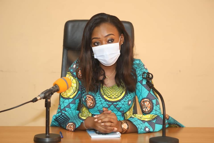 La ministre de la Femme et de la Protection de la petite enfance, Amina Priscille Longoh.