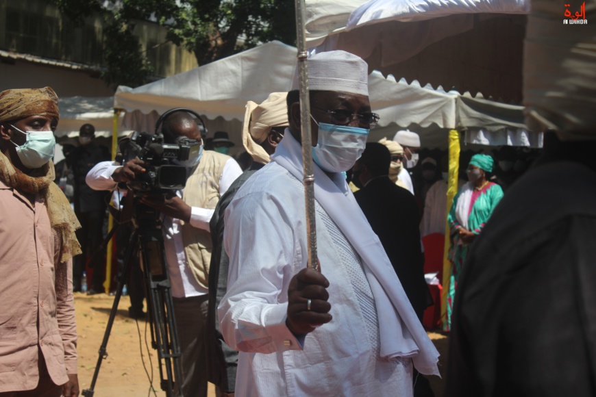 Le président Idriss Deby à Sarh, en novembre 2020. © Malick Mahamat/Alwihda Info