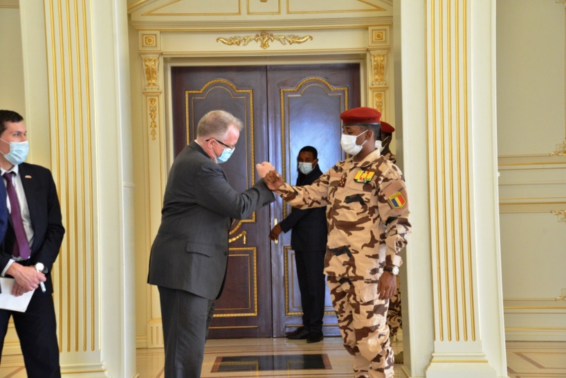 Tchad : le président du CMT a reçu le chargé d'affaires de l'ambassade US