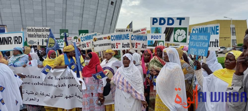 Tchad : des femmes formulent des recommandations au CMT à l'issue d'une marche